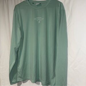 Gymshark Lifting Club Graphic Long Sleeve Size L Light green
